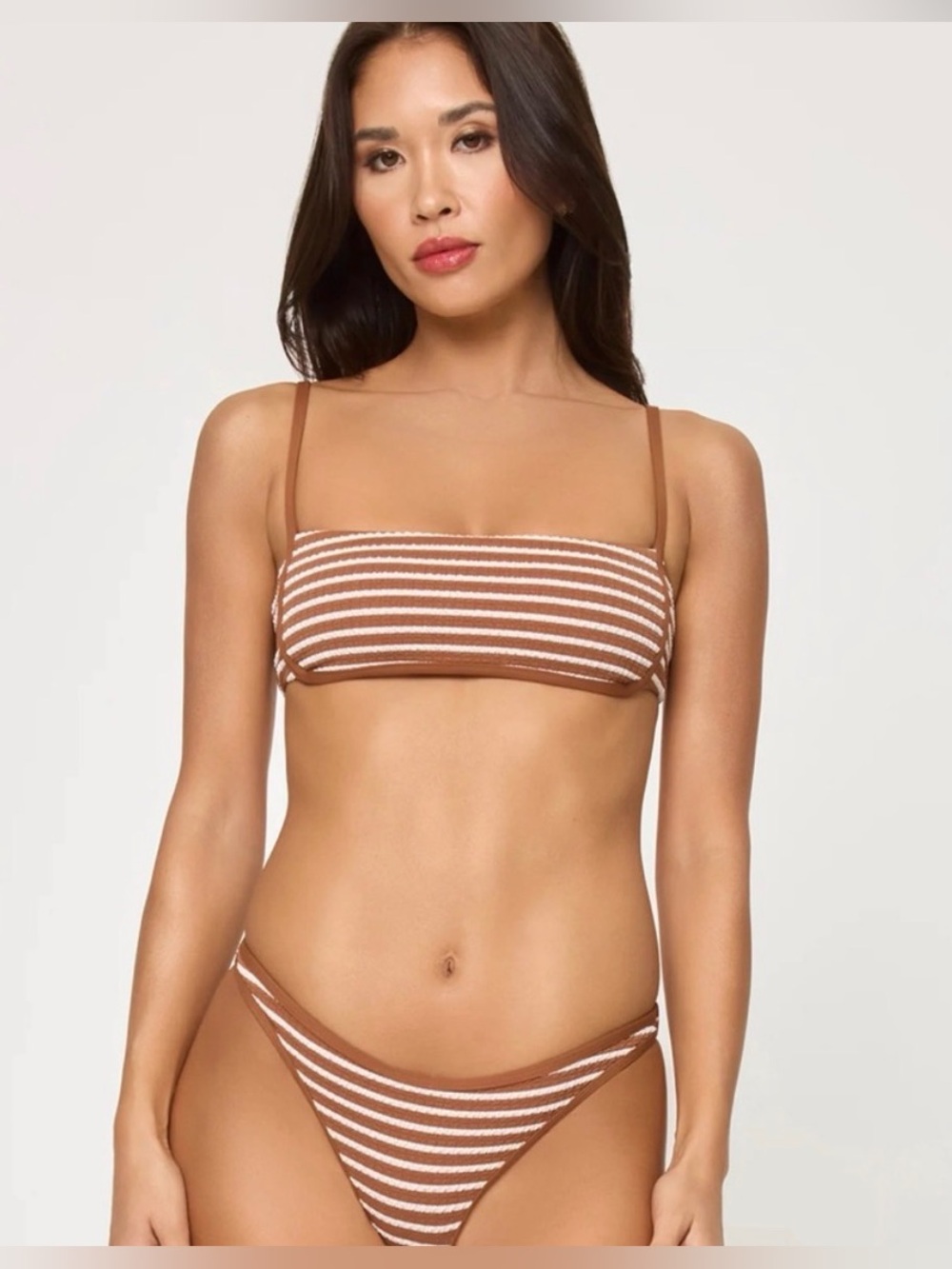 l*space Suzi Bikini Bottom in Brown Sugar